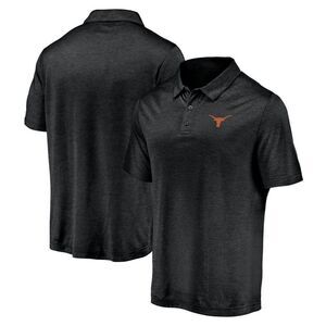 Fanatics men’s Black Texas Longhorns Primary Logo Striated Polo size‎ XL NWT